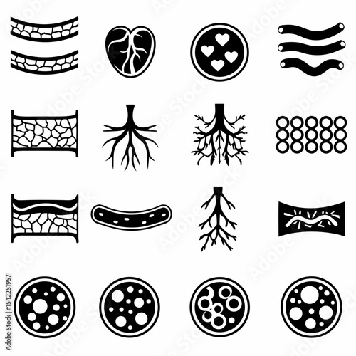 health icon vector set