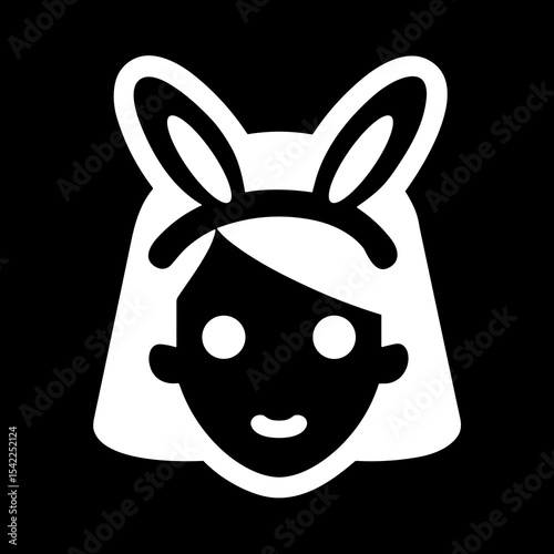 Woman with Bunny Ears