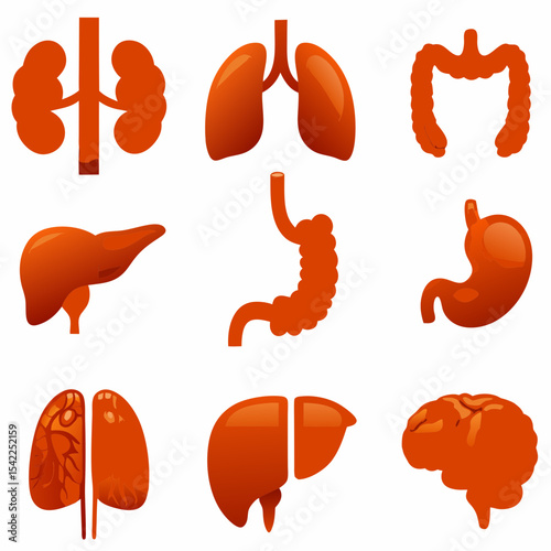 health icon vector set