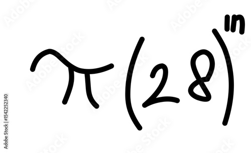 Hand Drawn scientific and mathematical calculations