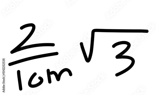 Hand Drawn scientific and mathematical calculations