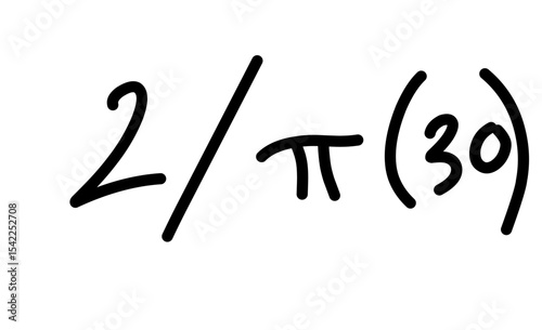 Hand Drawn scientific and mathematical calculations