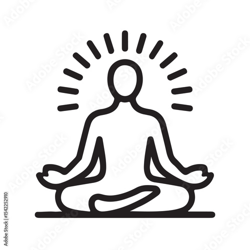 Person meditating inner peace yoga mindfulness spiritual