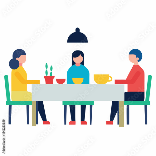 people in the restaurant