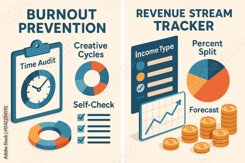 Burnout prevention strategies and revenue stream tracking techniques