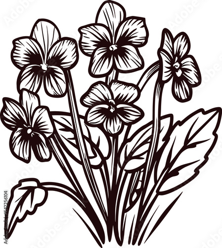 -style-sketch-of-violets--- (1).eps