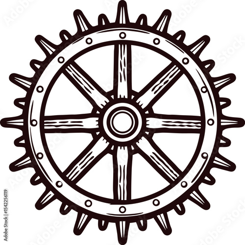 minimalist-gear-with-symmetrical-spokes---.eps