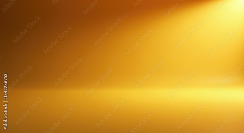 Fototapeta premium Gradient golden studio background