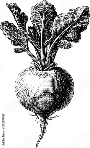 Vintage vegetable cutting board illustration for kitchen design and culinary art