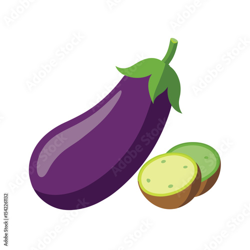 Vibrant Eggplant and Kiwi A Fresh and Healthy Duo