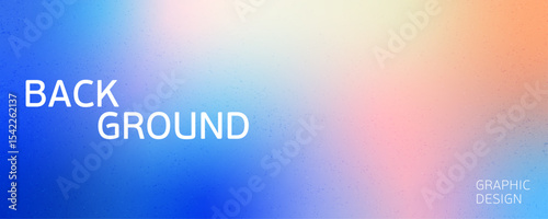 Minimalist cover design template in the color of sea waves and beach sand, dynamic fluid gradient. Creative banner, modern  poster concept, corporate identity, branding, social media advertising.