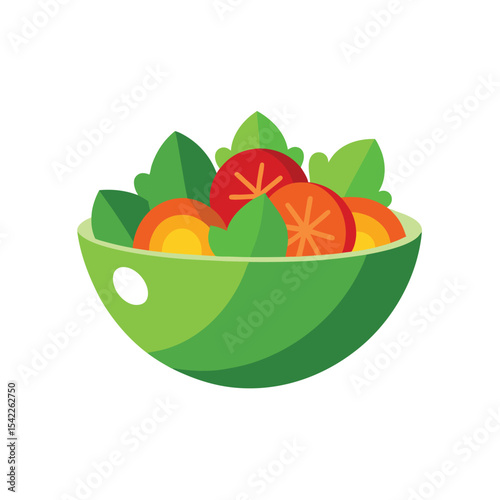 Fresh and Vibrant Salad Bowl A Healthy and Delicious Meal