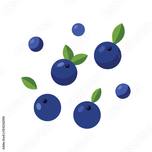 Juicy Blueberries Fresh, Ripe, and Ready to Eat