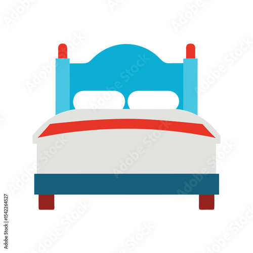 Comfortable Bed Design Modern Bedroom Furniture Icon