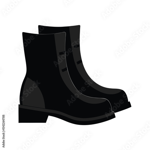 Stylish Black Ankle Boots Fashionable Footwear for Women