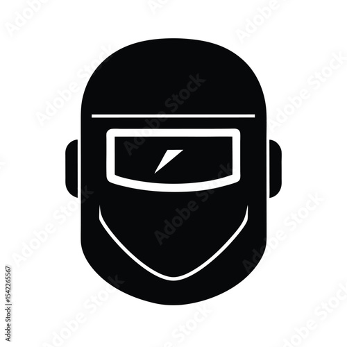 Welding Helmet Safety Icon Essential Protective Gear for Welders