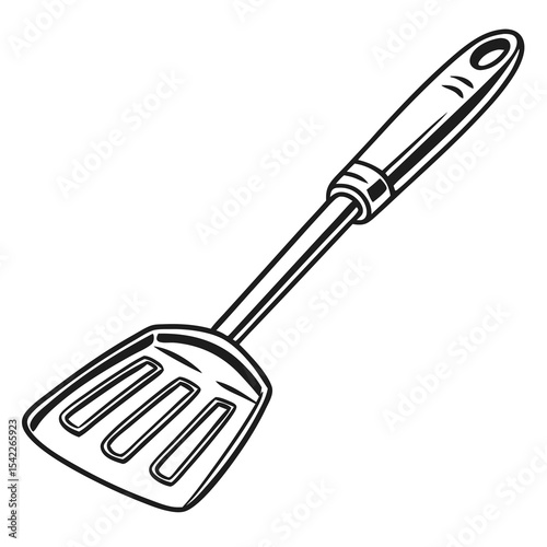 spatula isolated on white background