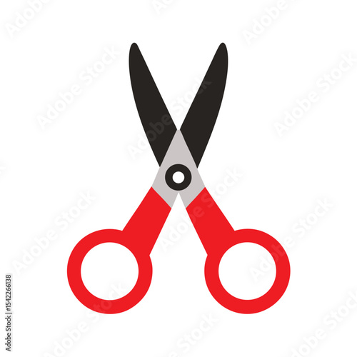 Sharp Red Scissors A Versatile Cutting Tool for Crafts and Everyday Use