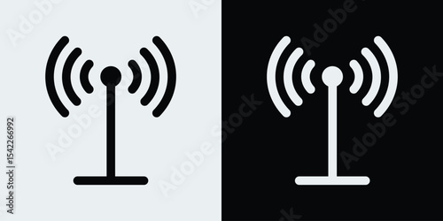Signal icon. Hotspot symbol