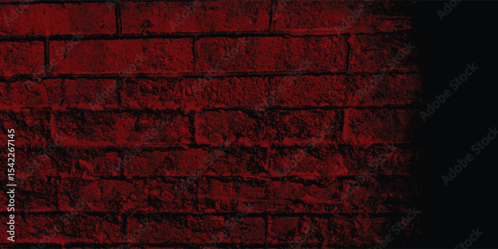 Obraz premium Textured backdrop for graphic design, offering a versatile and non-distracting red surface for text and overlays with dark contrasts. 