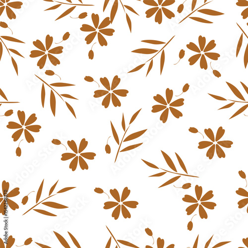 Flowers bouquet, blossom and foliage of buds and flora, botany biodiversity. Wildflowers in florist composition, greeting card or gift, springtime or summer flourishing season