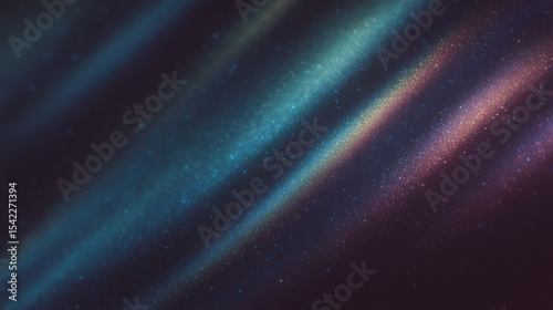 smooth metallic gradients of teal and magenta with artifacting dust specks and faded glow