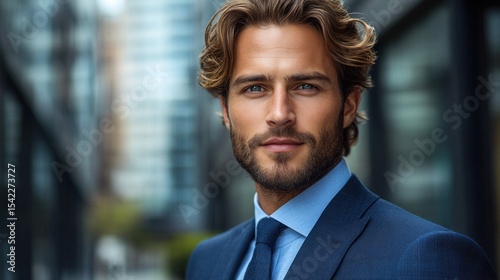 Close-up portrait of a man in business attire