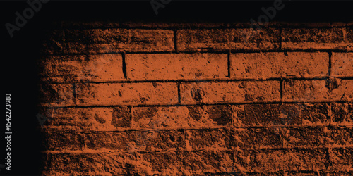 Dilapidated building texture in a haunting reddish-brown, reflecting the passage of time and an intriguing sense of mystery with darkness.

