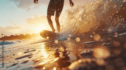 close up of a surfer on the ocean vawes