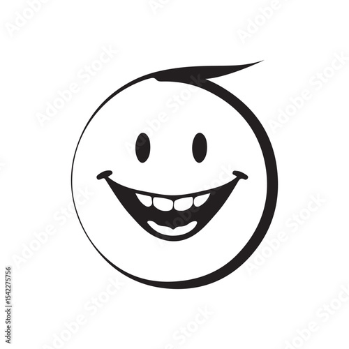 cartoon smile face