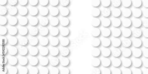 White tiles wall. round marble textures, ball tiles. Top view pavement circle block white texture with seamless patterns floor background. Air Bubble wrap texture background. Textured Background.