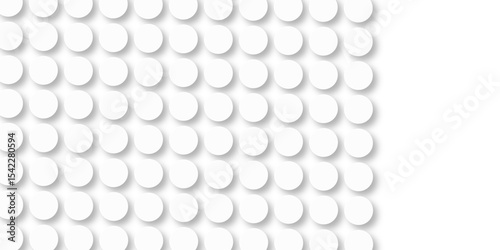 White tiles wall. round marble textures, ball tiles. Top view pavement circle block white texture with seamless patterns floor background. Air Bubble wrap texture background. Textured Background.