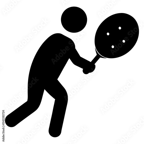 Sports Silhoetee on white Background