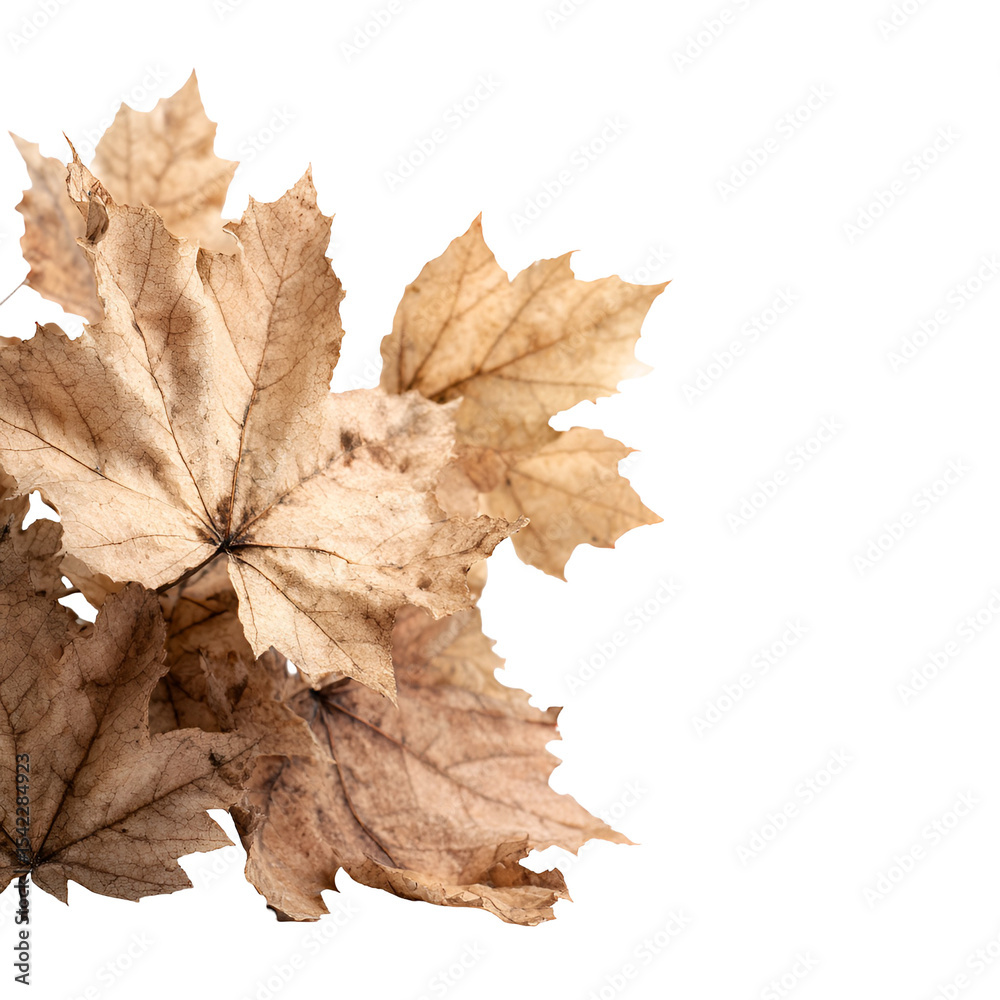 Dried maple leaves on black background autumn foliage nature Dried maple leaves on black background autumn foliage nature