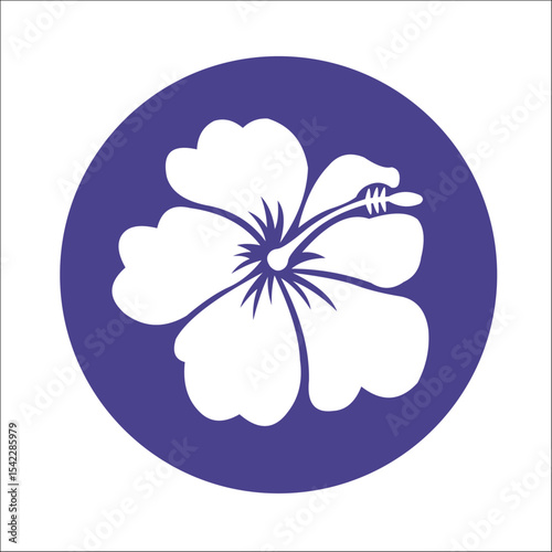 LOGOS MARCA ISOTIPO VERANO HIBISCUS