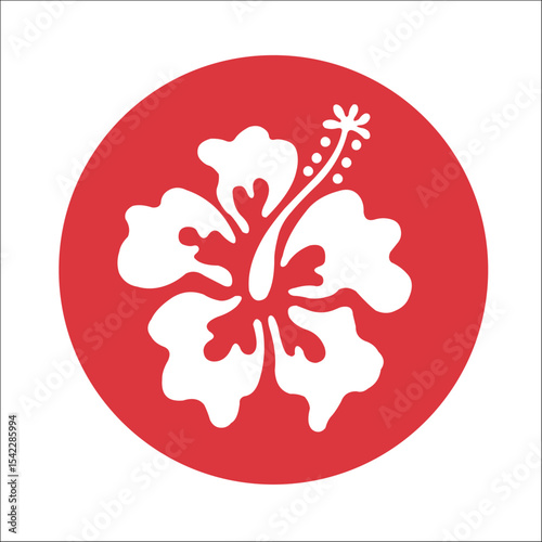 LOGOS MARCA ISOTIPO VERANO HIBISCUS