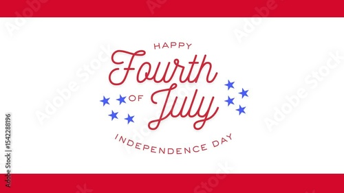 forth of july independence of america animated background