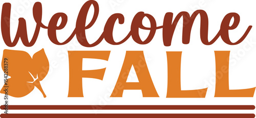 welcome fall design