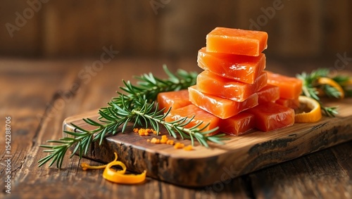 Smoked Salmon Candy Seafood Fish Smoking Appetizer Delicacy
