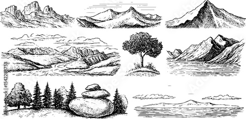 Scenic landscapes of river deltas and rolling hills for nature enthusiasts