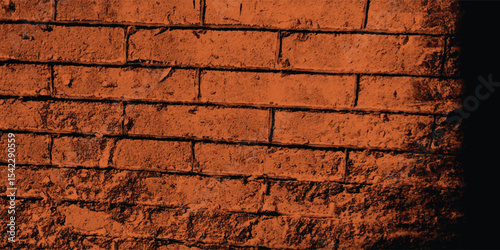Industrial-era construction with visible signs of time, given a reddish filter for a contemporary and dramatic touch with a dark fade.
