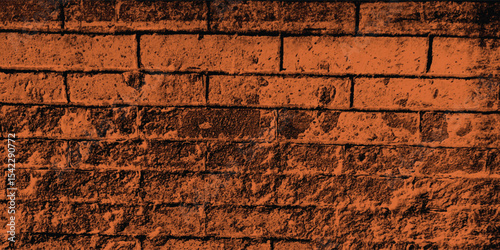 Industrial-era construction with visible signs of time, given a reddish filter for a contemporary and dramatic touch with a dark fade.
