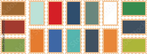 Vintage Ornamental Frame and Border Set – Antique Gold Square Blank Photo Card Templates for Scrapbook, Album, Stamp, and Art Decoration – Old Pattern Illustration Design Vector Collection