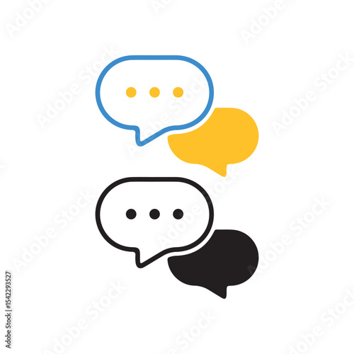 speech bubble with cloud