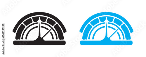 vector illustration of an ancient roman aqueduct