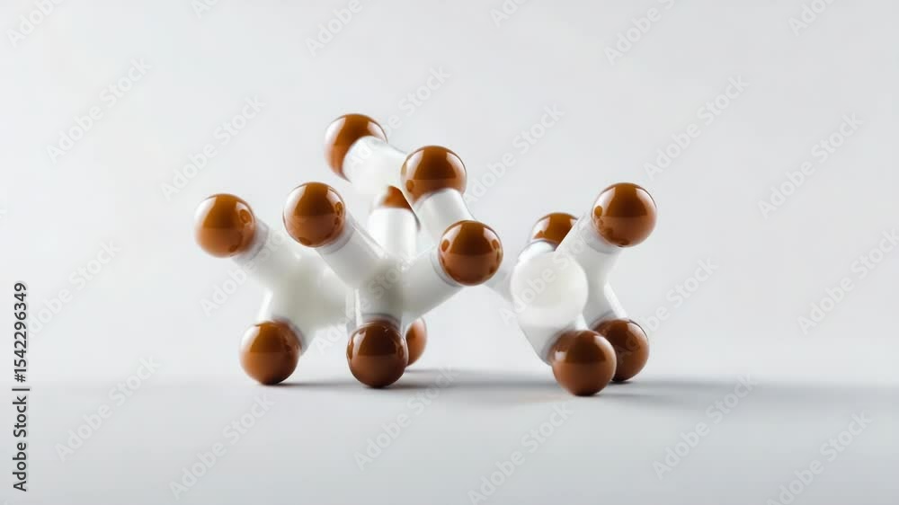 A collection of small white and brown objects arranged together, ideal for use in product or lifestyle photography