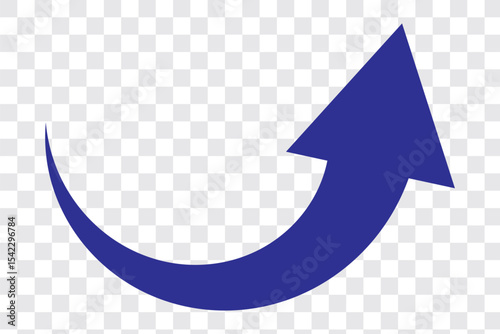Blue arrow icon. Blue long curved arrow on white background. Long arrow. Curved arrow. Set long blue curve arrow icon vector . blue curve arrow icon set. long arrow icon set. curve arrow vector