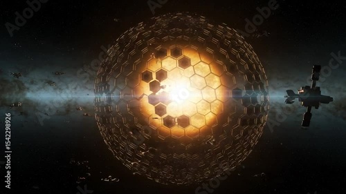 Spacecraft Approaching a Stellar Sphere in Deep Space