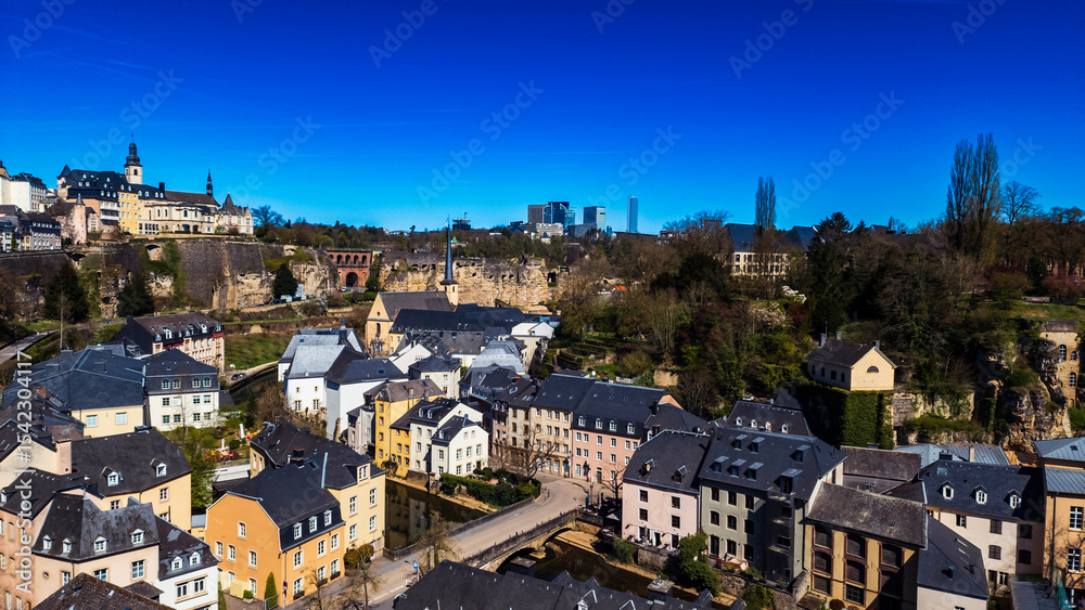 Fototapeta premium Luxembourg City Skyline