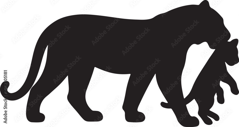Fototapeta premium Royal bengal tiger vector art